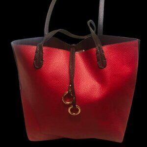 Red Leather Handbag